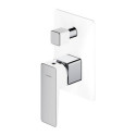 Bateria Prysznicowo-Wannowa Podtynkowa Parma Chrom/Biały PM7435CRB Omnires Bateria Prysznicowo-Wannowa Podtynkowa Parma Chrom/Biały PM7435CRB Omnires