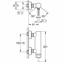 Jednouchwytowa Bateria Prysznicowa Essence 25252001 Grohe Jednouchwytowa Bateria Prysznicowa Essence 25252001 Grohe