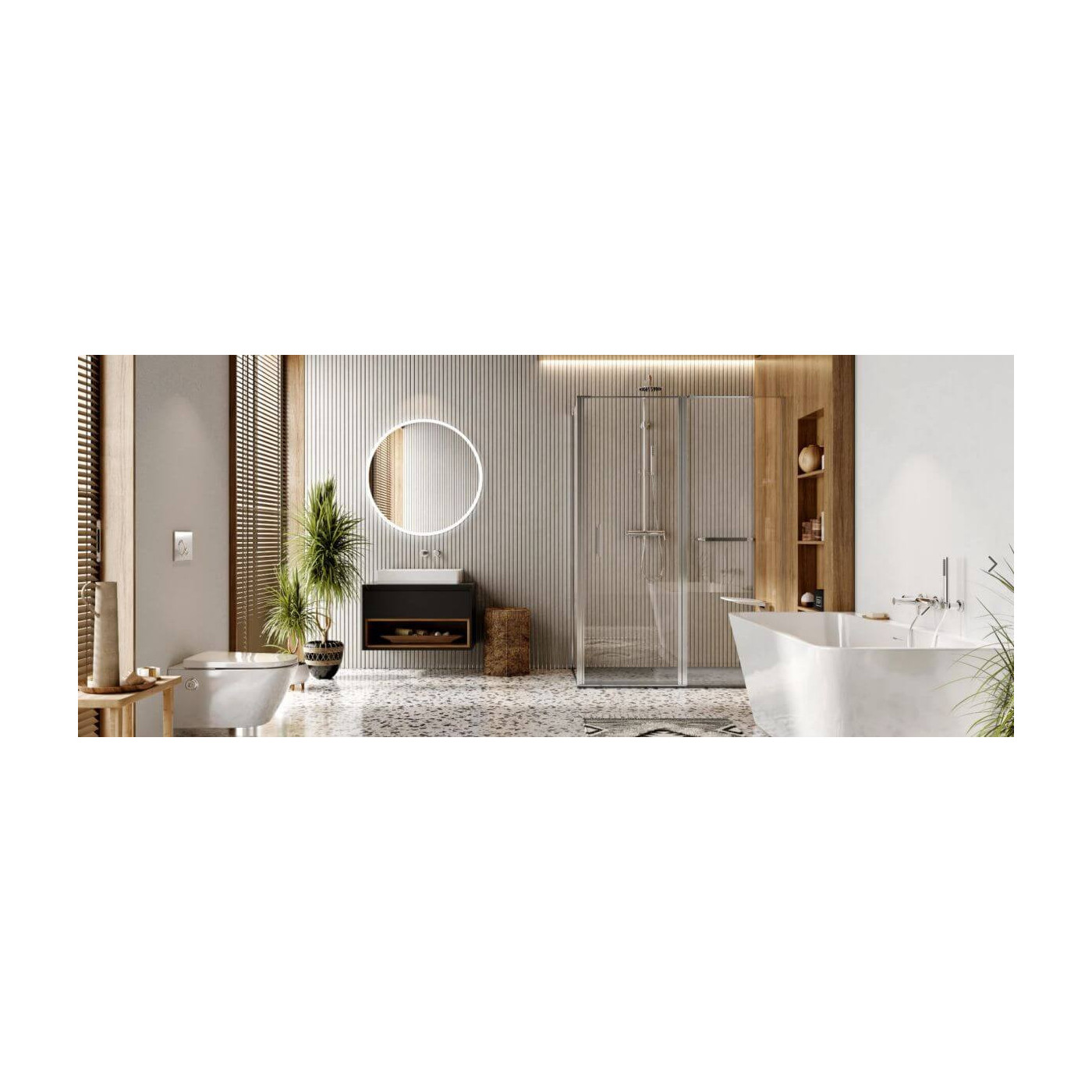 Lustro Lumiro LED Okrągle DOEX.LU080.AC Excellent Lustro Lumiro LED Okrągle DOEX.LU080.AC Excellent