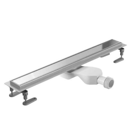 Odpływ Liniowy 70cm Z Rusztem DekoracyjnymStal Nierdzewna Polerowana Stilio INEX.1515.700.R.SNP Excellent
