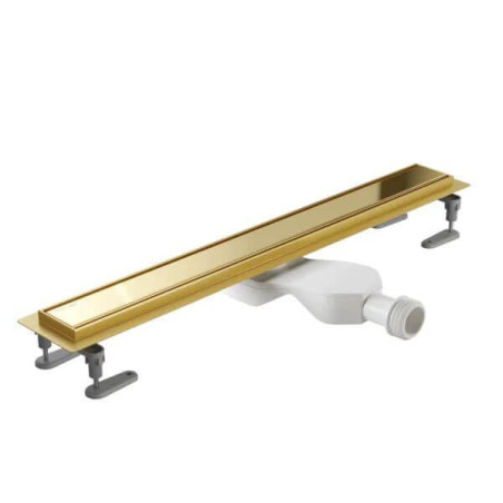 Odpływ Liniowy 90cm Z Rusztem DekoracyjnymZłoty Stilio INEX.1515.900.R.GL Excellent