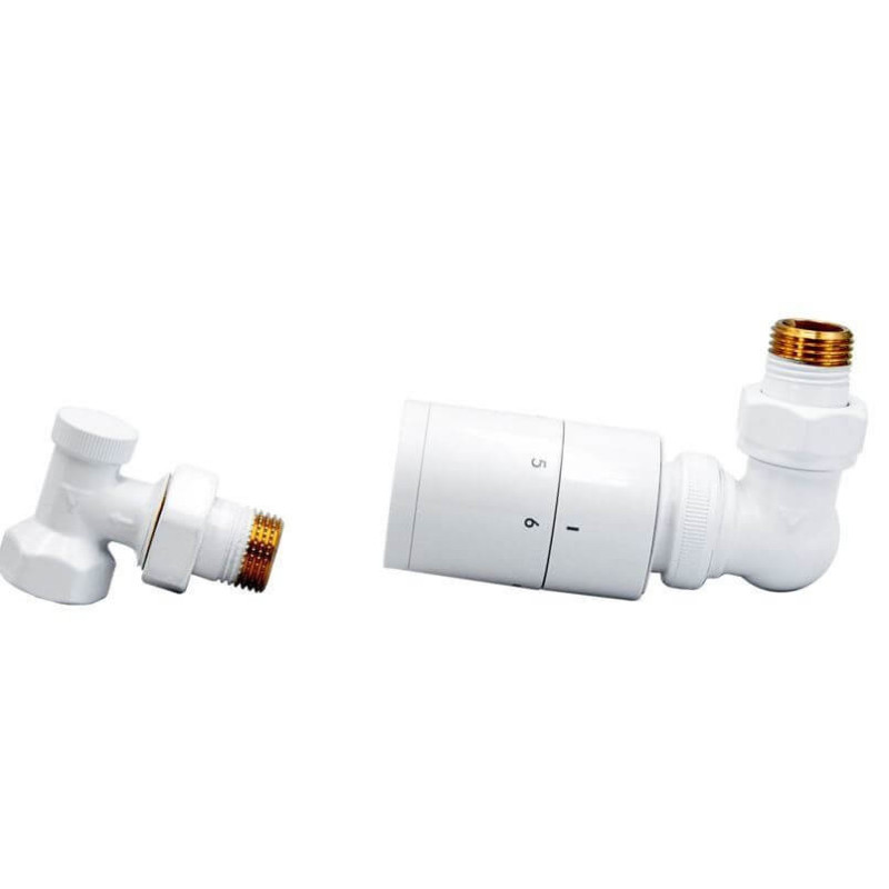Zestaw Termostatyczny Osiowy Prawy Biały 19638 Emporia Zestaw Termostatyczny Osiowy Prawy Biały 19638 Emporia