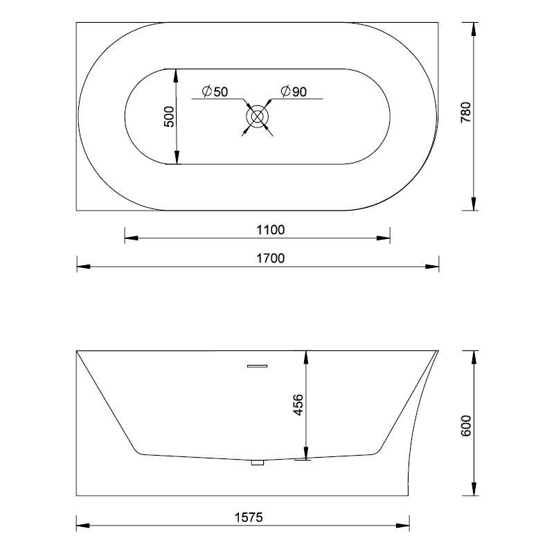 Wanna Wolnostojąca Narożna Lewa Molly XL 170x78 TW-7790L-1700 Emporia Wanna Wolnostojąca Narożna Lewa Molly XL 170x78 TW-7790L-1700 Emporia