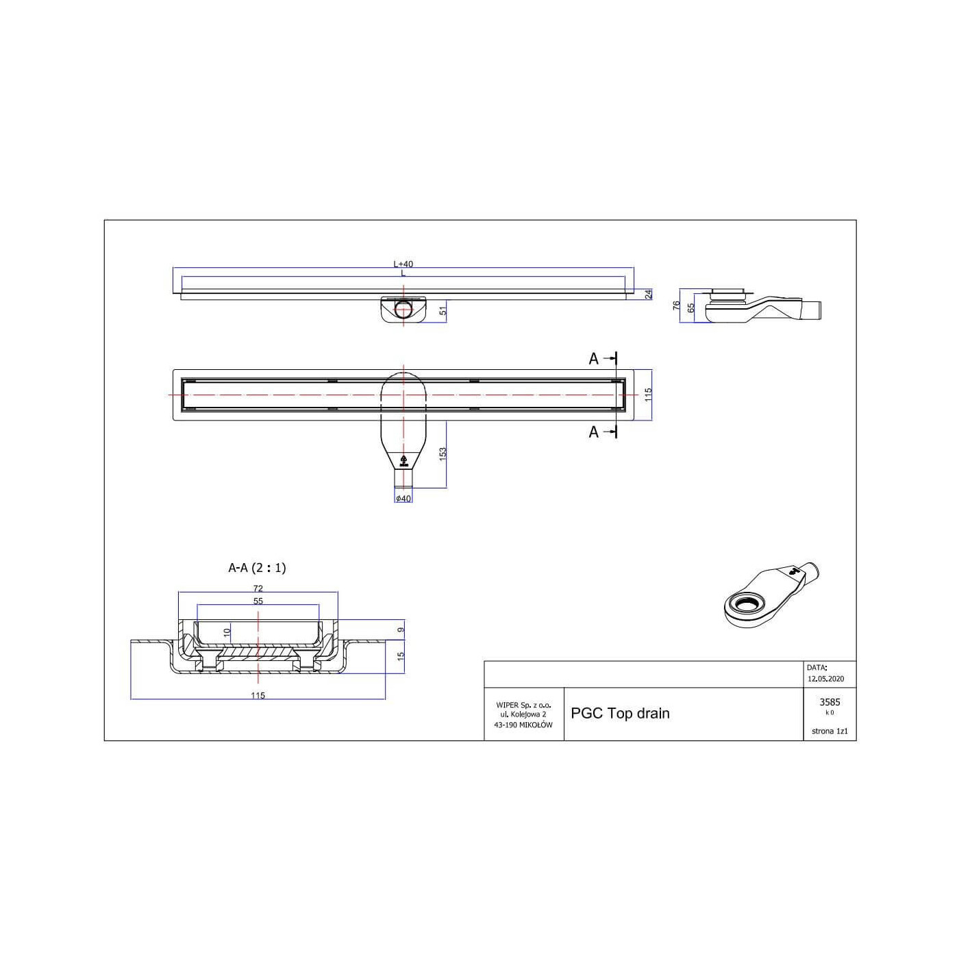 Odpływ Liniowy Top Drain 60 cm Z Syfonem H+M Snake Poler 112.3546.01.060/522.0121.01.060 Emporia Odpływ Liniowy Top Drain 60 cm Z Syfonem H+M Snake Poler 112.3546.01.060/522.0121.01.060 Emporia