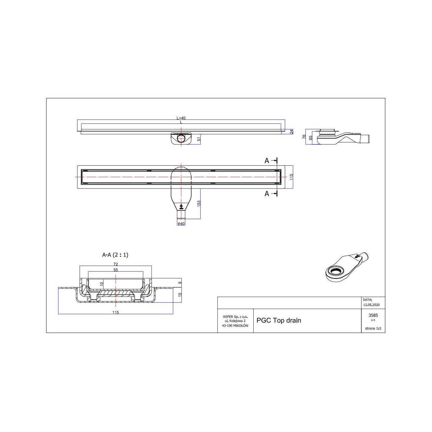 Odpływ Liniowy Top Drain 70 cm Z Syfonem H+M Snake Poler 112.3546.01.070/522.0121.01.070 Emporia Odpływ Liniowy Top Drain 70 cm Z Syfonem H+M Snake Poler 112.3546.01.070/522.0121.01.070 Emporia