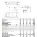 Wanna Do Zabudowy Cayono 180x80 cm 275100010001 Kaldewei Wanna Do Zabudowy Cayono 180x80 cm 275100010001 Kaldewei