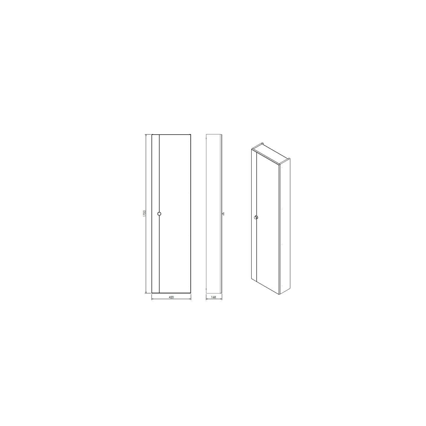 Słupek Wiszący 1D0S Loop C42 Slim 1D0S Bez Uchwytów Biały Mat 001-C-04202 Emporia Słupek Wiszący 1D0S Loop C42 Slim 1D0S Bez Uchwytów Biały Mat 001-C-04202 Emporia