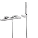 Bateria Wannowo-Prysznicowa Ścienna Loft Chrom 20017001 Tres Bateria Wannowo-Prysznicowa Ścienna Loft Chrom 20017001 Tres