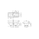 Wanna Do Zabudowy Cayono Duo 180x80 cm 272500010001 Kaldewei Wanna Do Zabudowy Cayono Duo 180x80 cm 272500010001 Kaldewei