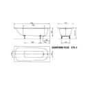 Wanna Do Zabudowy Saniform Plus 373-1 170x75 cm 112600010001 Kaldewei Wanna Do Zabudowy Saniform Plus 373-1 170x75 cm 112600010001 Kaldewei