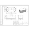 Wanna Wolnostojąca Rio 150x75 Biała WS203L-1500 Emporia Wanna Wolnostojąca Rio 150x75 Biała WS203L-1500 Emporia