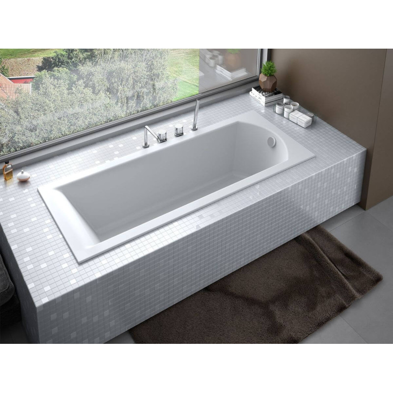 Wanna Do Zabudowy Shea Slim 180x80 Besco Wanna Do Zabudowy Shea Slim 180x80 Besco