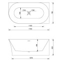 Wanna Wolnostojąca Narożna Prawa Molly XL 170x78 TW-7790R-1700 Emporia Wanna Wolnostojąca Narożna Prawa Molly XL 170x78 TW-7790R-1700 Emporia
