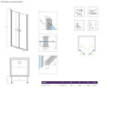 Drzwi Prysznicowe Eos DWD I 80 137713-01-01 Radaway Drzwi Prysznicowe Eos DWD I 80 137713-01-01 Radaway