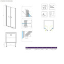 Drzwi Prysznicowe Eos DWD I 100 137723-01-01 Radaway Drzwi Prysznicowe Eos DWD I 100 137723-01-01 Radaway