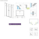 Drzwi Prysznicowe Eos DWD II G 670 13799670-01-01 Radaway Drzwi Prysznicowe Eos DWD II G 670 13799670-01-01 Radaway