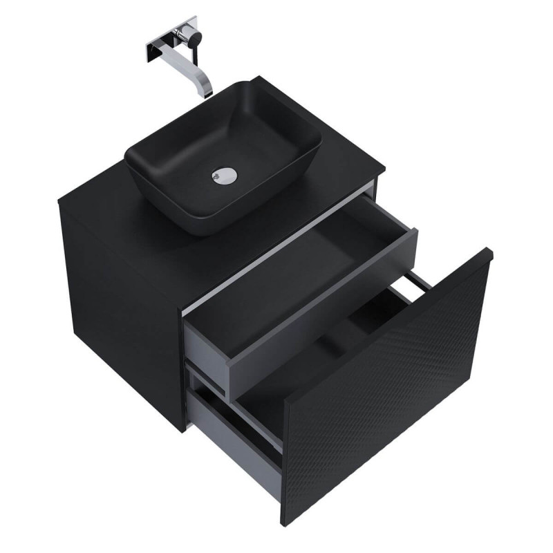 Szafka Pod Umywalkę Glam 70 cm Czarny Mat 168386 Elita Szafka Pod Umywalkę Glam 70 cm Czarny Mat 168386 Elita