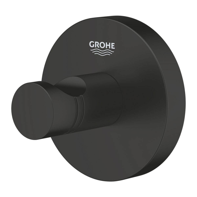 Haczyk Na Płaszcz Kąpielowy Start Czarny Mat 411732430 Grohe Haczyk Na Płaszcz Kąpielowy Start Czarny Mat 411732430 Grohe