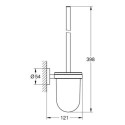 Szczotka Toaletowa Ścienna Start Czarny Mat 411852430 Grohe Szczotka Toaletowa Ścienna Start Czarny Mat 411852430 Grohe