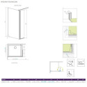 Kabina Walk-In 100 Lewa Eos 13799502-01L Radaway Kabina Walk-In 100 Lewa Eos 13799502-01L Radaway