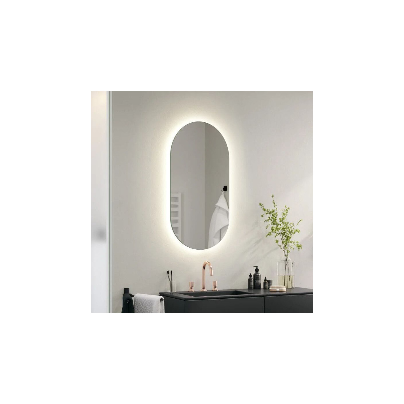 Lustro Simple LED Koria 50x80 Ruke Lustro Simple LED Koria 50x80 Ruke
