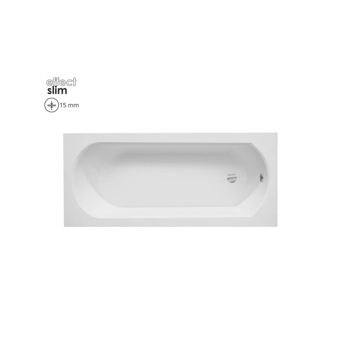 Wanna Intrica Slim 150x75 Z Nogami 150x75 Besco Wanna Intrica Slim 150x75 Z Nogami 150x75 Besco