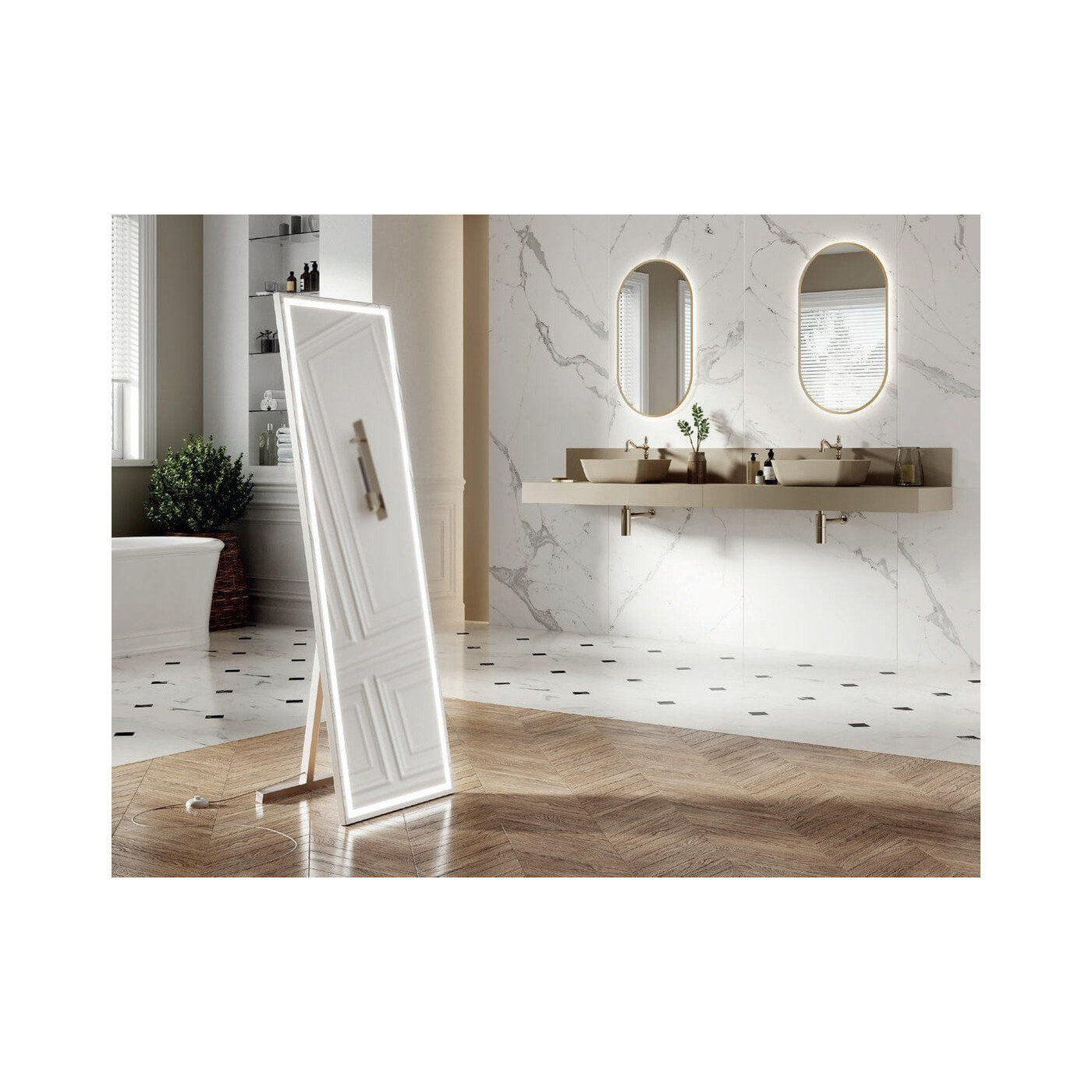 Lustro Led Paris 50x160 168414 Elita Lustro Led Paris 50x160 168414 Elita