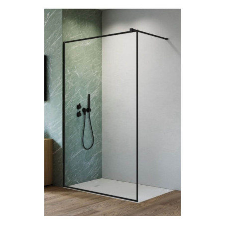 Kabina Nes Walk-In II 70 Czarna Frame 10013070-54-56 Radaway