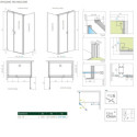 Ścianka Prysznicowa Nes KDS II/DWD S2 70 10040070-01-01 Radaway Ścianka Prysznicowa Nes KDS II/DWD S2 70 10040070-01-01 Radaway