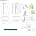 Ścianka Prysznicowa Nes KDS II/DWD S2 80 10040080-01-01 Radaway Ścianka Prysznicowa Nes KDS II/DWD S2 80 10040080-01-01 Radaway