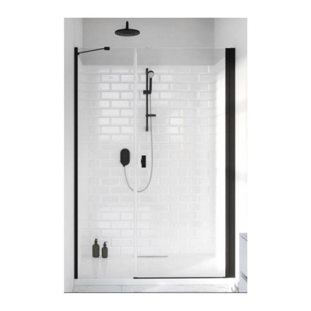 Drzwi Prysznicowe Nes DWS Czarne 130 Prawe 10028130-54-01R Radaway