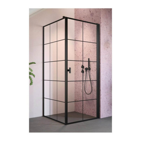 Drzwi Prysznicowe Nes 8 KDJ I Czarne 90 Prawe Factory 10072090-54-55R Radaway