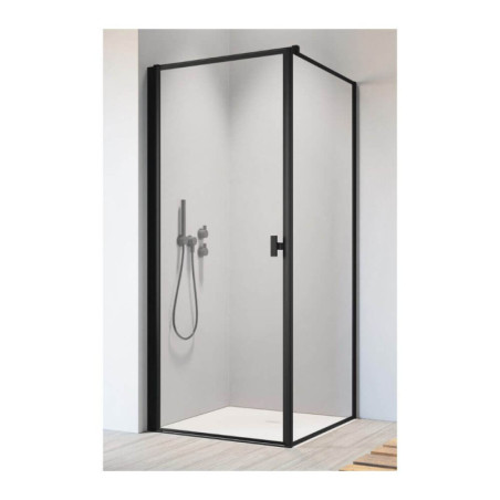 Drzwi Prysznicowe Nes 8 KDJ I Czarne 80 Lewe Frame 10072080-54-56L Radaway