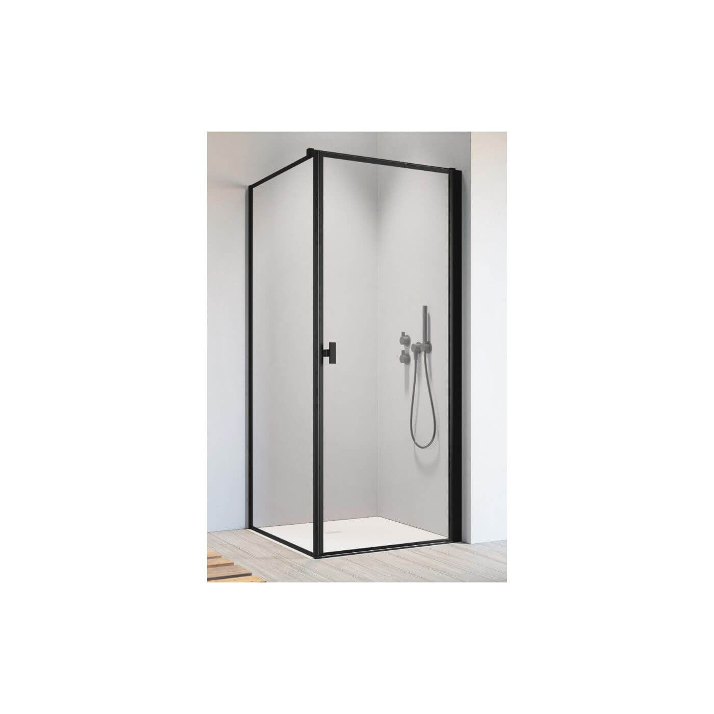 Drzwi Prysznicowe Nes 8 KDJ I Czarne 80 Prawe Frame 10072080-54-56R Radaway Drzwi Prysznicowe Nes 8 KDJ I Czarne 80 Prawe Frame 10072080-54-56R Radaway