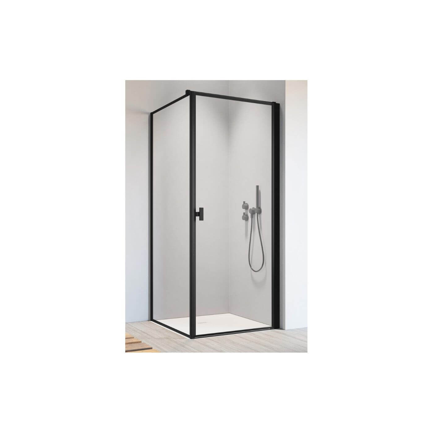 Ścianka Prysznicowa Nes 8 KDJ I Czarna S1 100 Frame 10089100-54-56 Radaway Ścianka Prysznicowa Nes 8 KDJ I Czarna S1 100 Frame 10089100-54-56 Radaway