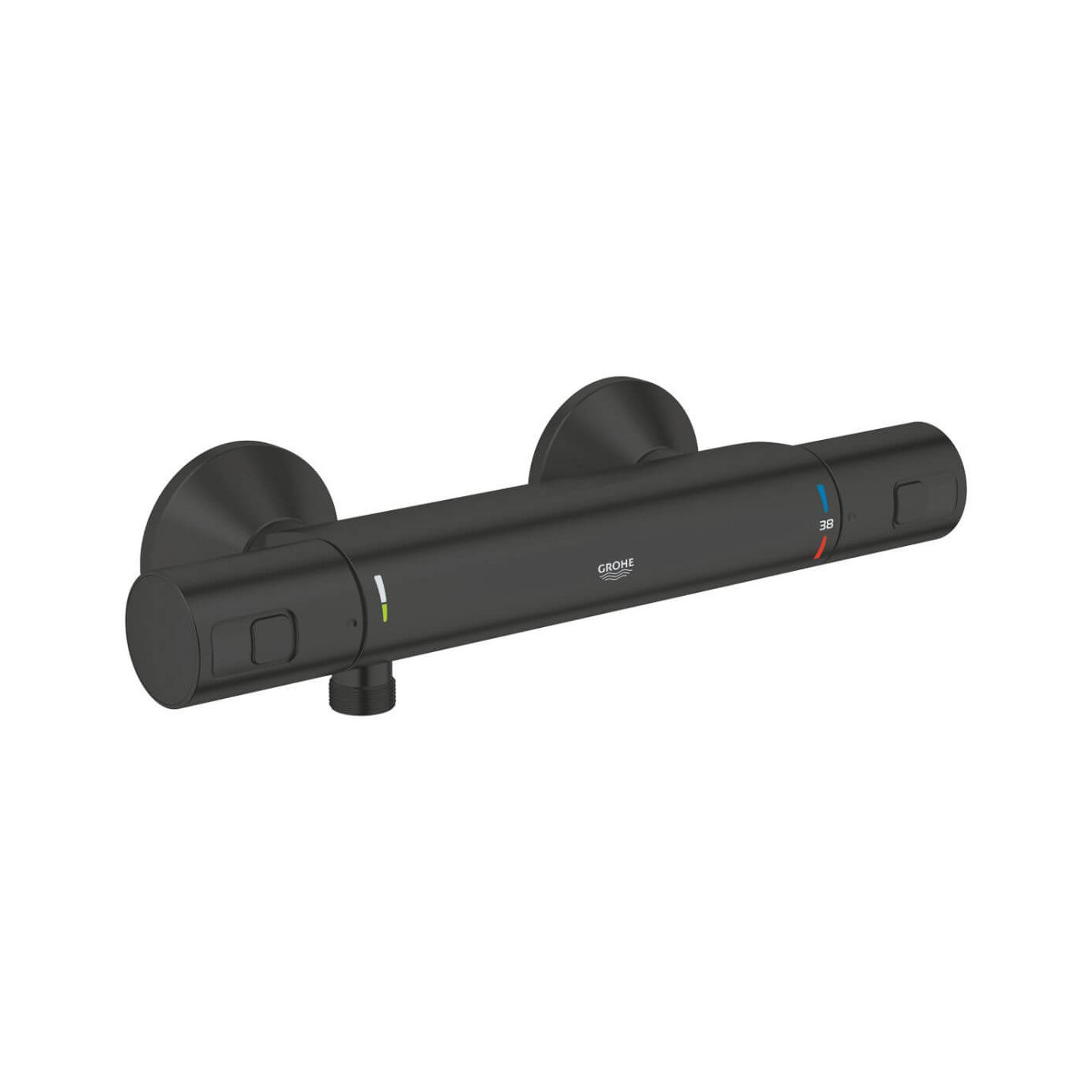 Bateria Prysznicowa Z Termostatem Precision Start Matte Black 345942430 Grohe Bateria Prysznicowa Z Termostatem Precision Start Matte Black 345942430 Grohe