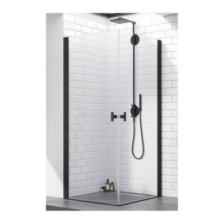 Kabina Nes 8 KDD I Czarna 100 Część Lewa 10071100-54-01L Radaway