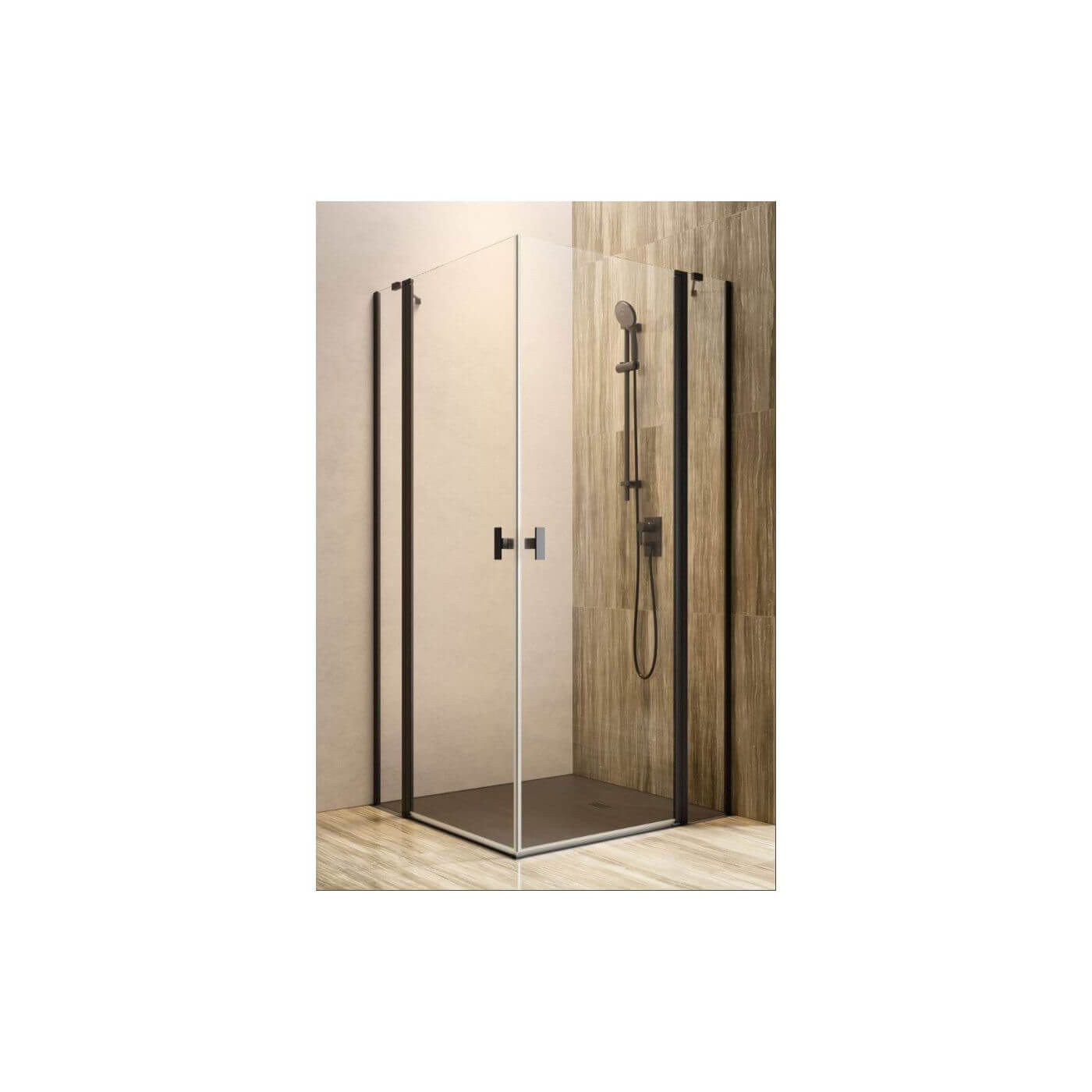 Kabina Nes 8 KDD II Czarna 100 Część Prawa 10085100-54-01R Radaway Kabina Nes 8 KDD II Czarna 100 Część Prawa 10085100-54-01R Radaway