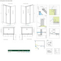 Ścianka Prysznicowa Nes 8 KDS II/DWD S2 70 10080070-01-01 Radaway Ścianka Prysznicowa Nes 8 KDS II/DWD S2 70 10080070-01-01 Radaway