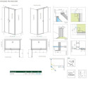 Ścianka Prysznicowa Nes 8 KDS II/DWD S2 90 10080090-01-01 Radaway Ścianka Prysznicowa Nes 8 KDS II/DWD S2 90 10080090-01-01 Radaway