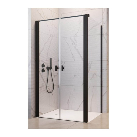 Drzwi Prysznicowe Nes 8 DWD+S Czarne 80 10081180-54-01 Radaway