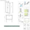 Drzwi Prysznicowe Nes 8 DWD+2S 100 10082100-01-01 Radaway Drzwi Prysznicowe Nes 8 DWD+2S 100 10082100-01-01 Radaway