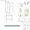 Drzwi Prysznicowe Nes DWD+2S 120 10035120-01-01 Radaway Drzwi Prysznicowe Nes DWD+2S 120 10035120-01-01 Radaway