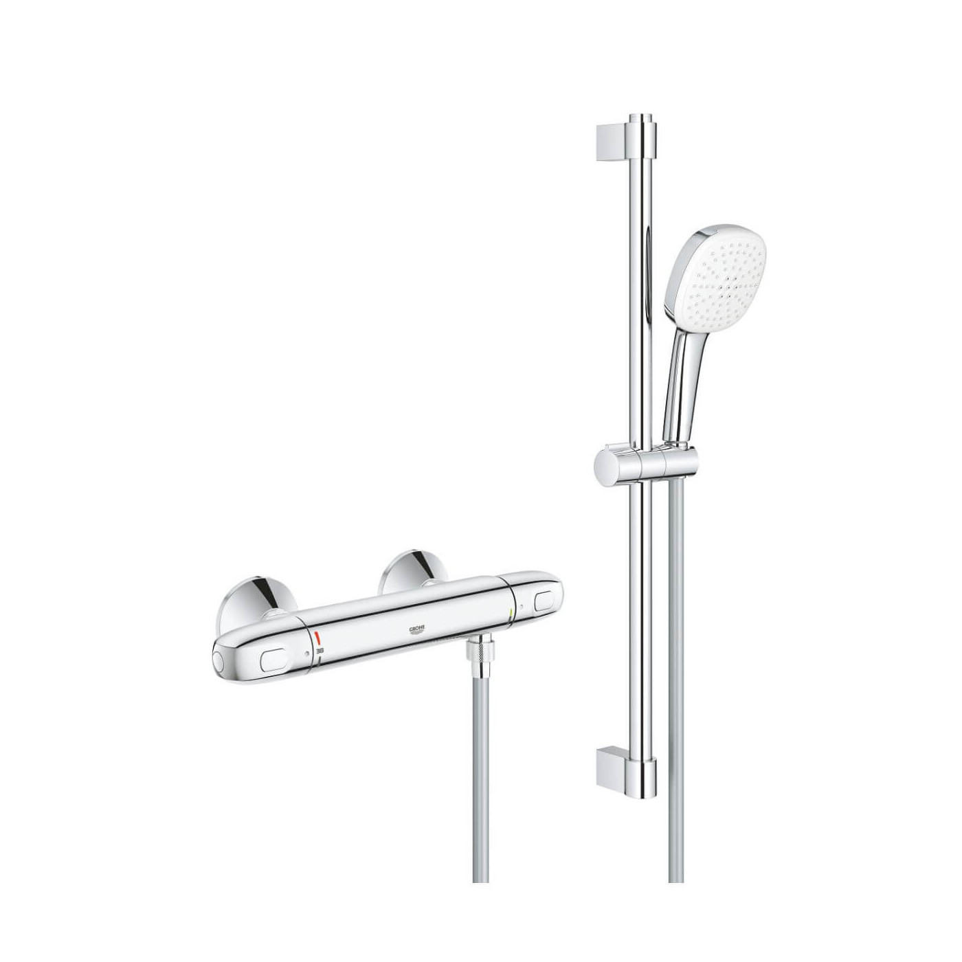Bateria Prysznicowa Grohtherm 1000 Chrom 34820005 Grohe Bateria Prysznicowa Grohtherm 1000 Chrom 34820005 Grohe