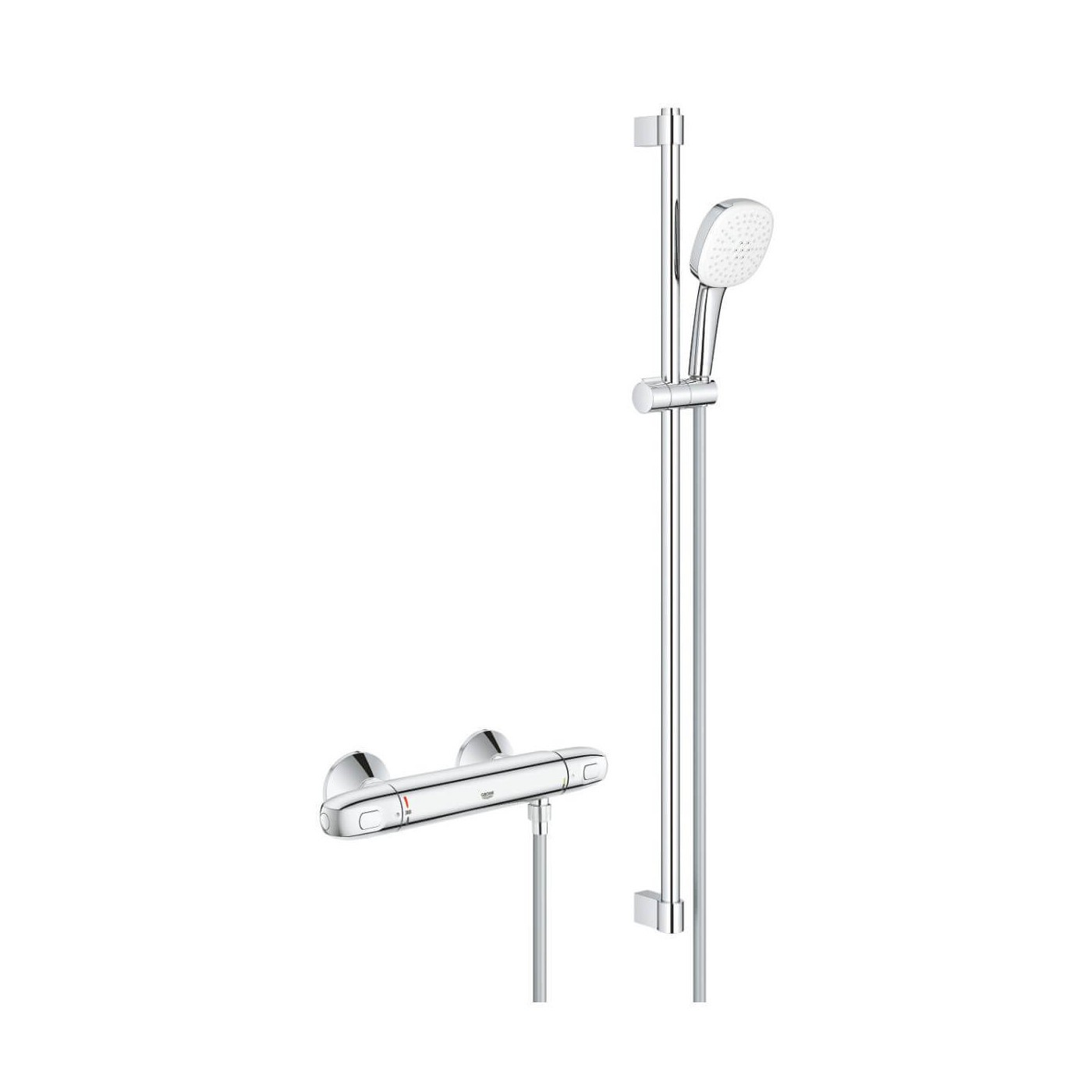 Bateria Prysznicowa Grohtherm 1000 Chrom 34824005 Grohe Bateria Prysznicowa Grohtherm 1000 Chrom 34824005 Grohe