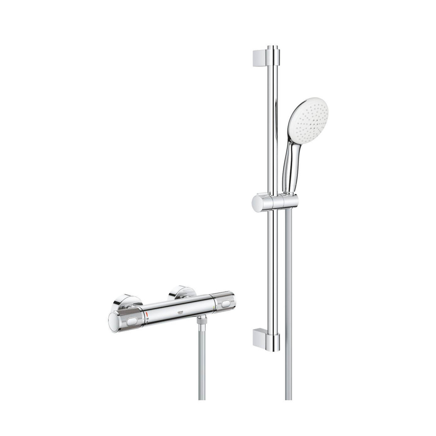 Bateria Prysznicowa Grohtherm 1000 Chrom 34834001 Grohe Bateria Prysznicowa Grohtherm 1000 Chrom 34834001 Grohe