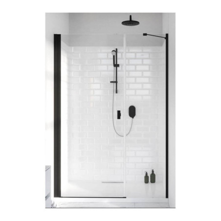Drzwi Prysznicowe Nes DWS Czarne 110 Lewe 10028110-54-01L Radaway