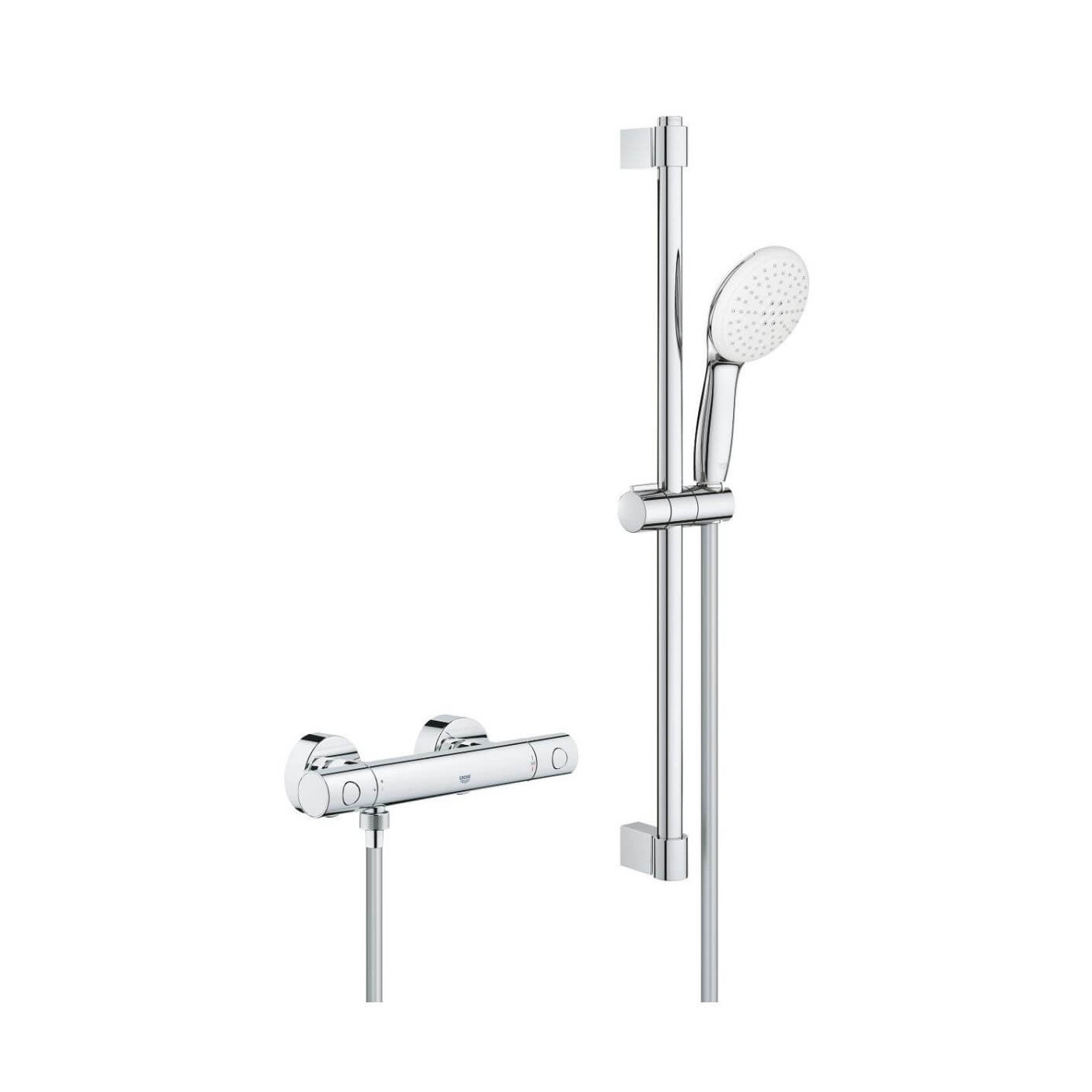 Bateria Prysznicowa Grohtherm 800 Chrom 34768001 Grohe Bateria Prysznicowa Grohtherm 800 Chrom 34768001 Grohe