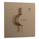 Bateria Prysznicowa Duoturn E Brąz Szczotkowany 75417140 Hansgrohe Bateria Prysznicowa Duoturn E Brąz Szczotkowany 75417140 Hansgrohe