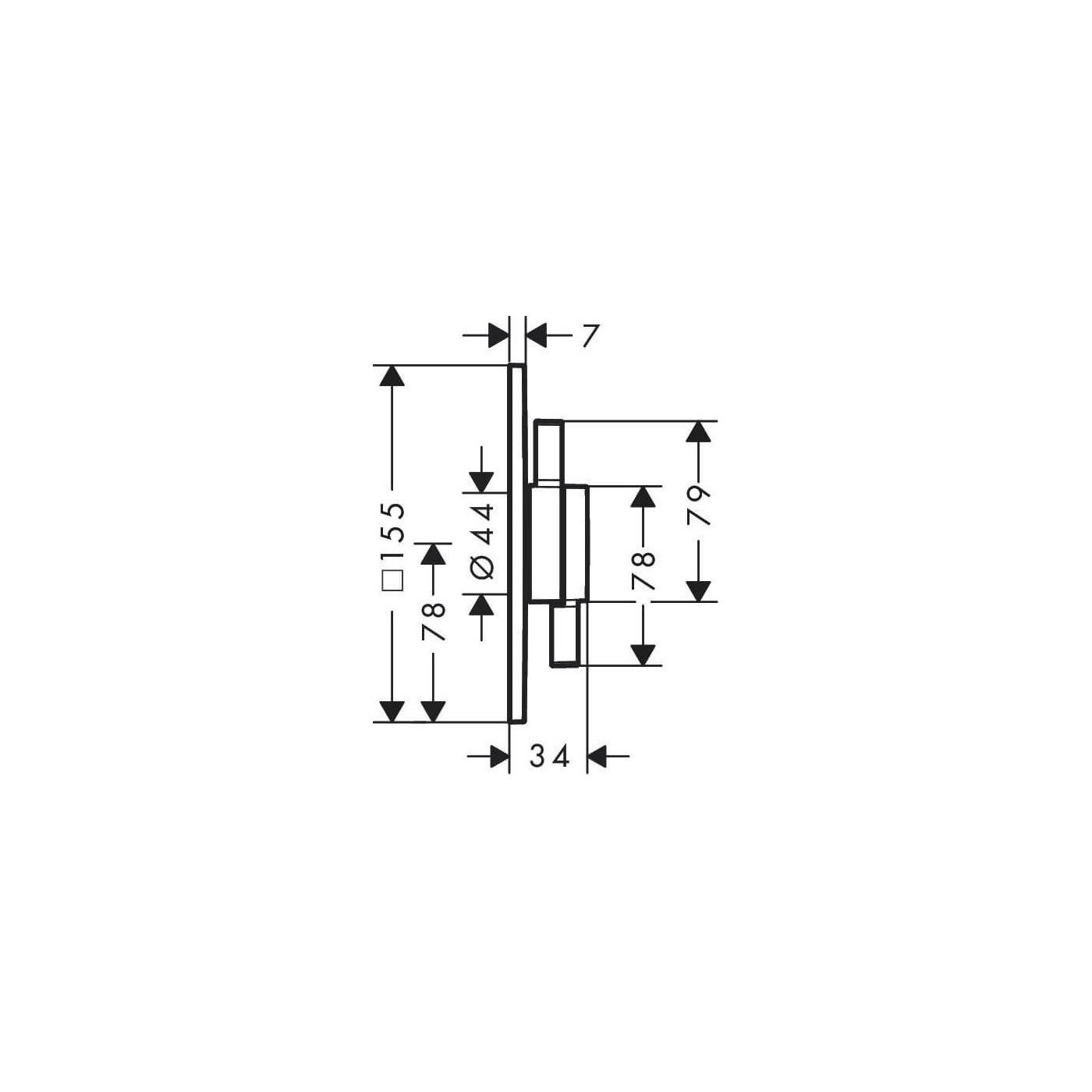 Bateria Prysznicowa Duoturn E Czarny Mat 75417670 Hansgrohe Bateria Prysznicowa Duoturn E Czarny Mat 75417670 Hansgrohe